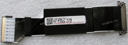 LCD LVDS FFC шлейф мониторный обратный 30 pin, шаг 1.0 mm, длина 180 mm AOC Monitor E2270SWN, с замками с двух сторон