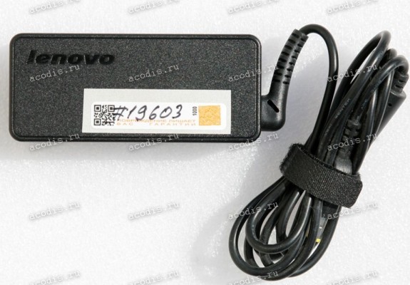 БП Lenovo/IBM - 20V 2.25A 45W прямоугольный 6.5x4.0mm (45N0297, 45N0492, 36200610, ADLX45NCC3A, 5A10H03910, SA10E75791, 00HM613, ADLX45DLC3A, 5A10H03912, SA10E75793, 00HM615, SA10M42722, 01FR047, ADLX45NDC3A, 11S45N0289Z, 11S36200602Z, 45N0289, 36200620,