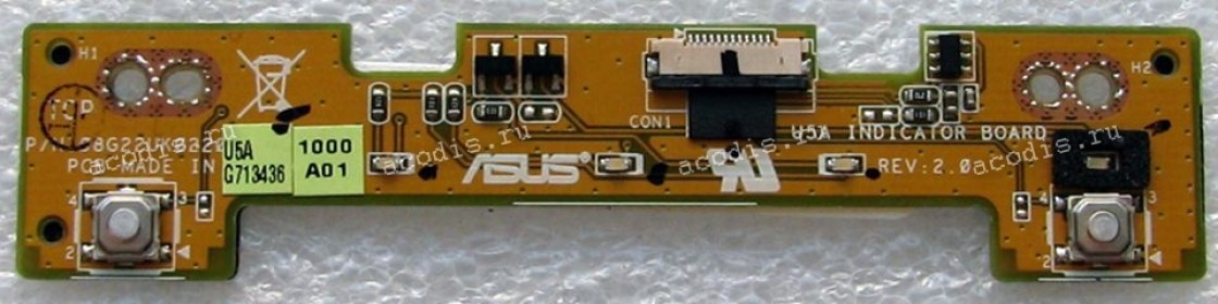 Switch LED board Asus U5A, U5F (p/n 08G22UK0220)