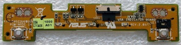 Switch LED board Asus U5A, U5F (p/n 08G22UK0220)