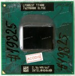 Процессор Socket M (mPGA478MT) Intel Core 2 Duo T7400 (SL9SE) (2.17GHz=167MHz x 13, 2MB, 65nm