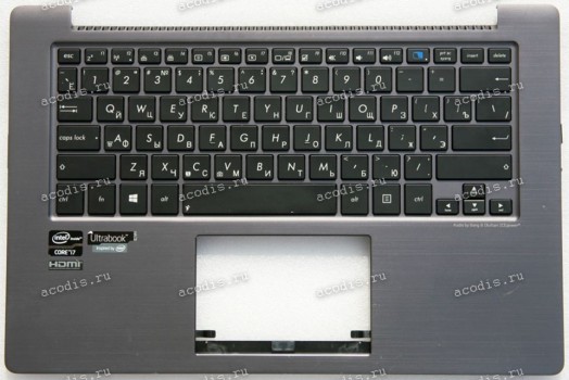 Keyboard Asus TAICHI31 тёмно-серый металл (13NB0081AM0311, 13-N0NWA0311)+ Topcase