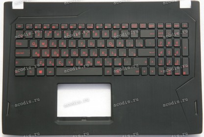 Keyboard Asus FX502VD-2A чёрный матовый русифицированная (90NB0F05-R31RU0)+ Topcase