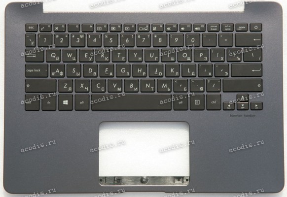 Keyboard Asus UX430UA-1A тёмно-серый матовый русифицированная (90NB0EC1-R30RU0)+ Topcase