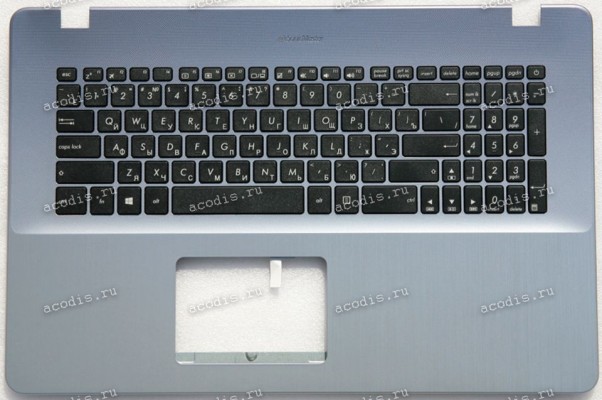 Keyboard Asus X705UB, X705UV-1B серо-синий русифицированная (90NB0EW2-R32RU0, 13N1-2FA0211)+ Topcase