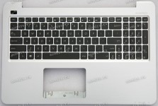 Keyboard Asus X556UA, X556UJ, X556UQ, X556UR, X556UV-1B серебристый металлик русифицированная (90NB0BG2-R31UI0)+ Topcase