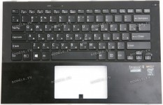 Keyboard Sony SVP132A1CV, SVP1321M9RB, SVP132L1RBT чёрная, глянец русифицированная (149243361RU)+Topcase