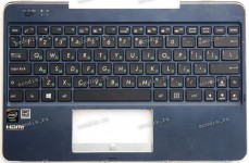 Keyboard Asus T100CHI тёмно-синий русифицированная (13NB07H1P06011-1) + Topcase