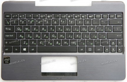 Keyboard Asus T100TA тёмно-серый русифицированная (13NB0451AP0301)+ Topcase