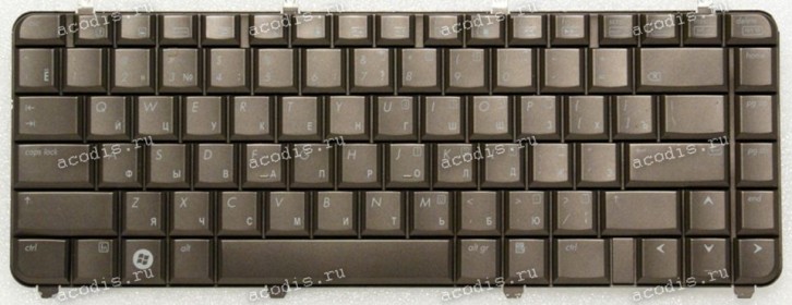 Keyboard HP dv5-1000 бронза русифицированная (502622-251)