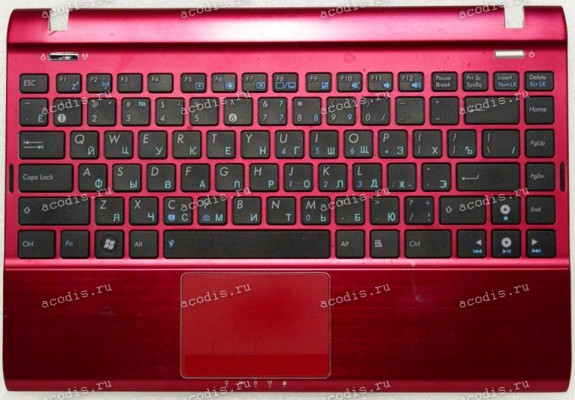 Keyboard Asus eeePc 1225B, 1225C красный русифицированная (13NA-3MA0I01, 13NA-3MP0901-1)+ Topcase