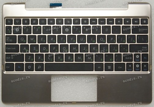 Keyboard Asus TF201 шампань русифицированная (90R-OK0A2KD8000Y)+ Topcase