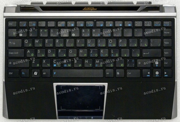 Keyboard Asus Lamborghini VX6S чёрная русифицированная (0KNA-2H1RU02, 13GOA2T1AM020-10)+ Topcase