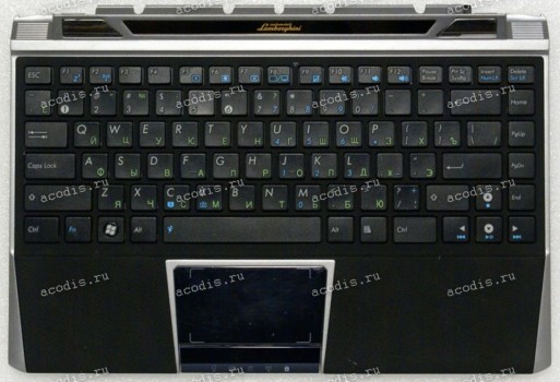 Keyboard Asus Lamborghini VX6S чёрная русифицированная (0KNA-2H1RU02, 13GOA2T1AM020-10)+ Topcase