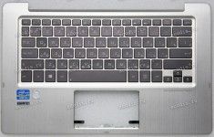 Keyboard Asus TX300CA серебристый, чёрная клавиатура (13N0-NYA0311, 13NB0071AM0611)+ Topcase