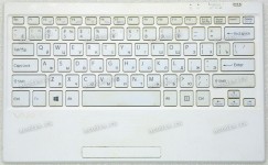 Keyboard Sony SVT1122 Cover Dock белая (A2037005A)+Topcase