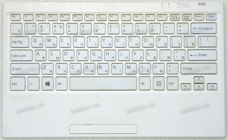 Keyboard Sony SVT1122 Cover Dock белая (A2037005A)+Topcase