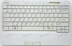 Keyboard Sony VGP-WKB6RU (p/n: 148055811) беспроводная (White/Matte/RUO) русифицированная белая матовая