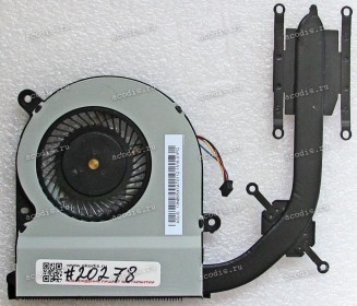 Сист.охл. Asus TP500LN (p/n 13NB05X1AT0112, DFS501105PR0T) 4 pin