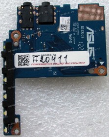 Audio & CardReader board Asus G75VW, G75VX (p/n 90R-N2VAU1000Y) REV:2.0