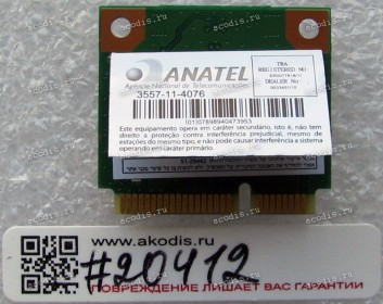 WLAN Half Mini PCI-E U.FL Realtek RTL8723AE 802.11 b/g/n BT4.0 Toshiba Satellite C855 (Toshiba p/n 0C011-00062100) Antenna connector U.FL