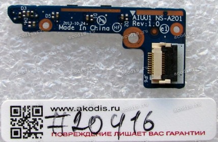 Power Button board Lenovo IdeaPad Yoga 2 11 (p/n AIUU1 NS-A201) REV:1.0