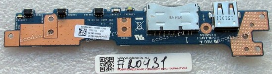 USB & CardReader & Switchboard Asus TP301UJ (p/n 90NB0AM0-R10010) REV:2.0