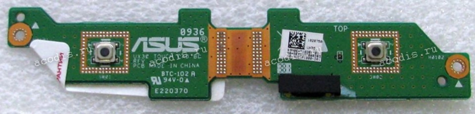 TouchPad Mouse Button board Asus UX30 (p/n 90R-NVSTP1000Y) REV:2.0