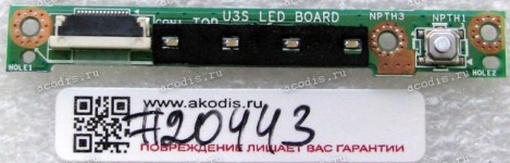 LED board Asus U3S (p/n 08G23US03207)