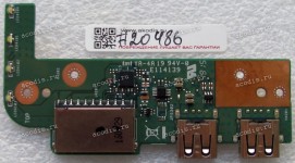 USB & CardReader board Asus X756UJ, X756UA (p/n 90NB0A00-R10021) REV: 2.0