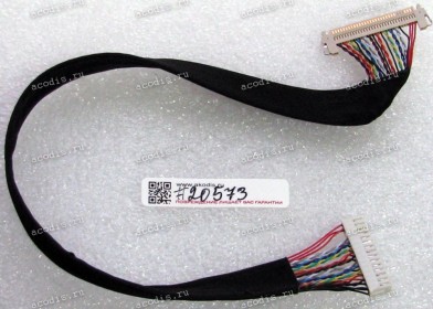 LCD LVDS шлейф мониторный 30 pin, шаг 1.0 mm, длина 320 mm Asus LCD Monitor VN289N-W (p/n 14004-02060700)