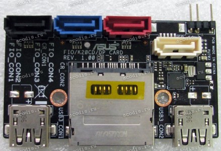 USB & CardReader board Asus Desktop A20CD, A20DA, BP2CD, F20CD, F20CE, K20CD, K20CE, K20DA (p/n 90PA07Y0-M0XBN0) REV: 1.0