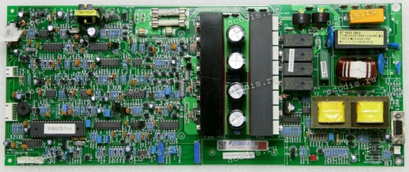 PCB PowerCom Smart King SMK-1250A RM LCD (112-807C-824-OON, 112-807C-824-00N, QUN807 V1.5) SMK LCD V4.4 SMK 1250A 230V.SUR LCD
