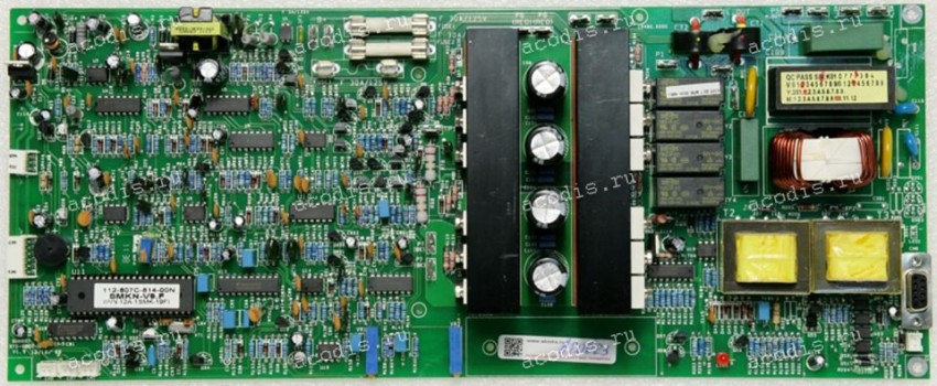 PCB PowerCom Smart King SMK-1500A (112-807C-814-OON, 112-807C-814-00N, QUN807 V1.5, 572-0807-015) SMK-1500 SUR LED 220V SMKN-V9.F P/N: 12A-1 SMK-19F