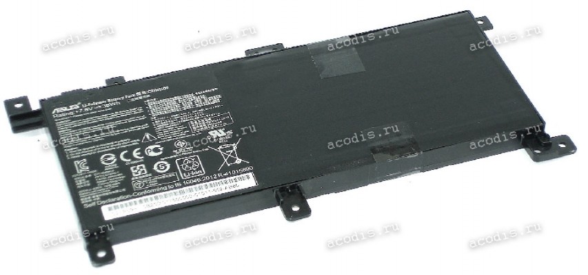 АКБ Asus X556UA X556UB X556UF (7,6V 5000mAh 38Wh) (Prod. C21N1509, 0B200-01750100) original new