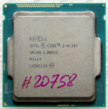 Процессор Socket LGA 1150 Intel Core i3-4130T (SR1NN) (2*2.9GHz, 2*256KiB, 3MiB, HD Graphics 4400, GPU 200-1150 MHz, 22 nm, 35W) SR1NN (C0), CM8064601483515, BX80646I34130T, BXC80646I34130T (Asus p/n: 01001-006241DP)