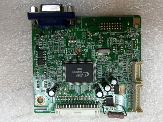 Mainboard Hanns.G 18,5" 1366x768 HSG1085 (715G3329-1-2) (GHACB HZ017 REV:A00) E169373 Ver. B