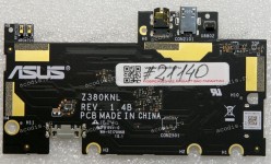 MB Asus ZenPad 8.0 Z380KNL MAIN_BD._2G/M8916/AS (eMMC 16G) (S)/ NEW SIM/S1/P024_2 (90NP0240-R00130, 60NP0240-MBQ050) Z380KNL REV. 1.4B, QUALCOMM MSM8916 6VV, 1 чип Samsung KMR310001M-B611