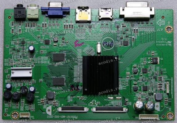 Mainboard Asus LMT 25,0" 2560x1440 PB258Q MAIN BOARD (L&T) TPV/756GFECB0US001 (04020-01630100) (715G6767-M01-002-005I, E193079-B, S/N T54D01312M0015)