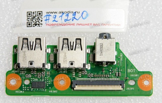 USB & Audio board Asus N552VX (p/n 90NB09P0-R10010)