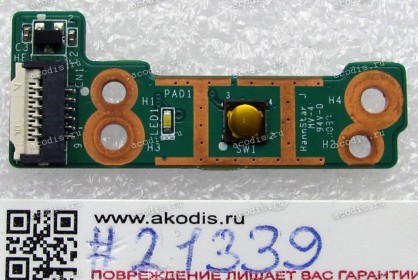 Power Button board HP Pavilion dv6-3000 (p/n DAOLX6PB4D0 REV:D)