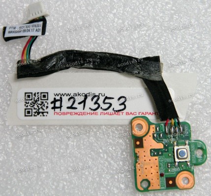 Power Button board Toshiba A300 (p/n 6017b144801 REV:2.0)