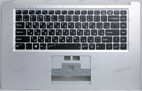 Keyboard Digma EVE 605 ES6022EW, EVE 604 ES6021EW + topcase SP09272, SP10273 (Black/Silver/Matte/RUO)