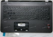 Keyboard HP Pavilion 15-P чёрный матовый, русифицированный (EAY14002010) + Topcase