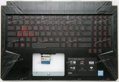 Keyboard Asus FX504G черная (3BBKLTAJNM0) + Topcase