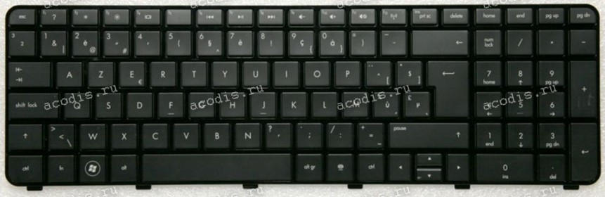 Keyboard HP dv7-6000, dv7-6100 чёрная, нерусифицированная (664264-A41, 90.4RN07.S1A)