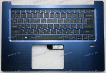 Keyboard Acer Swift 3 SF314-52 синий металл, русифицированная (13N1-20A0D01, SB3P-A52BWL, NKI131S021 , NK1131S021, PK131JL1A04, 0KN1-202RU11, V1534C1, V153402CS, SQNR114C1) + Topcase original NEW