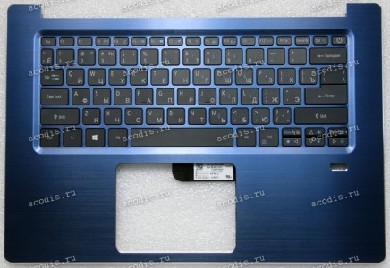 Keyboard Acer Swift 3 SF314-52 синий металл, русифицированная (13N1-20A0D01, SB3P-A52BWL, NKI131S021 , NK1131S021, PK131JL1A04, 0KN1-202RU11, V1534C1, V153402CS, SQNR114C1) + Topcase original NEW Keyboard Acer Swift 3 SF314-52 синий металл, русифицированная (13N1-20A0D01, SB3P-A52BWL, NKI131S021 , NK1131S021, PK131JL1A04, 0KN1-202RU11, V1534C1, V153402CS, SQNR114C1) + Topcase original NEW