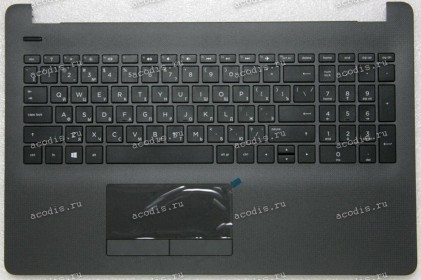 Keyboard HP 250 G6, 255 G6, 15-bs, 15-bw серый матовый,  русифицированная (AP204000E00, AP204000E20, 2B-AB316C211, PK132044A05, AM204000100, 929906-251, CP:FA204000W20#2, Synaptics 920-00338802RevA, TM-03320-001, HT739D0, AM204000110) +Topcase TOP COVER D