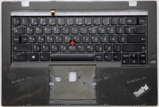 Keyboard Lenovo ThinkPad X1 Carbon 2 серый матовый (04X6511, 6M.4LYCS.147, 60.4LY09.006, MP-13F53SUJ442A, MQ-68SU, 0C45092) original NEW